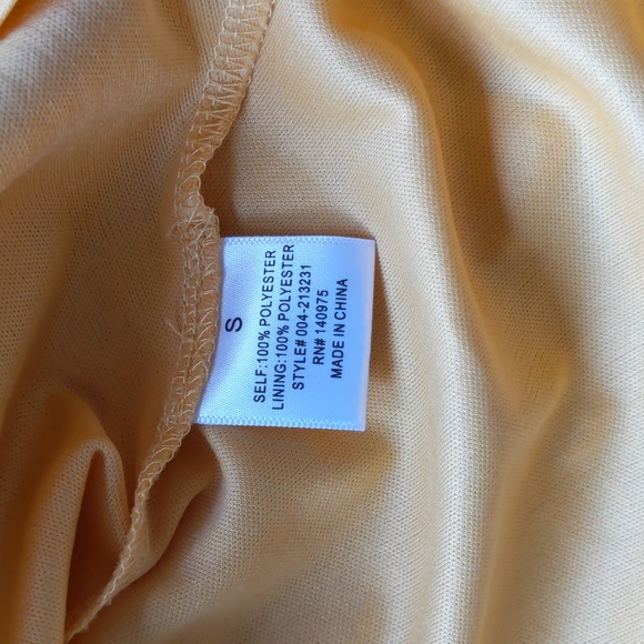 Miami S Yellow Summer Dress, Sleeveless, Knee Length - Picture 8 of 11